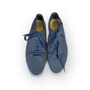 Original Penguin Men's Blue Canvas Lace Up Sneakers Size 12‎